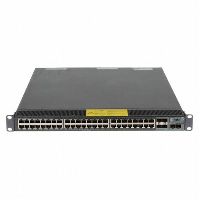 HPE 5800AF-48G, Switch, Glasfaser (LWL), Kupferdraht 1.000 Mbps, 54-Port 1U, USB 2.0 rack модуль (JG225A)