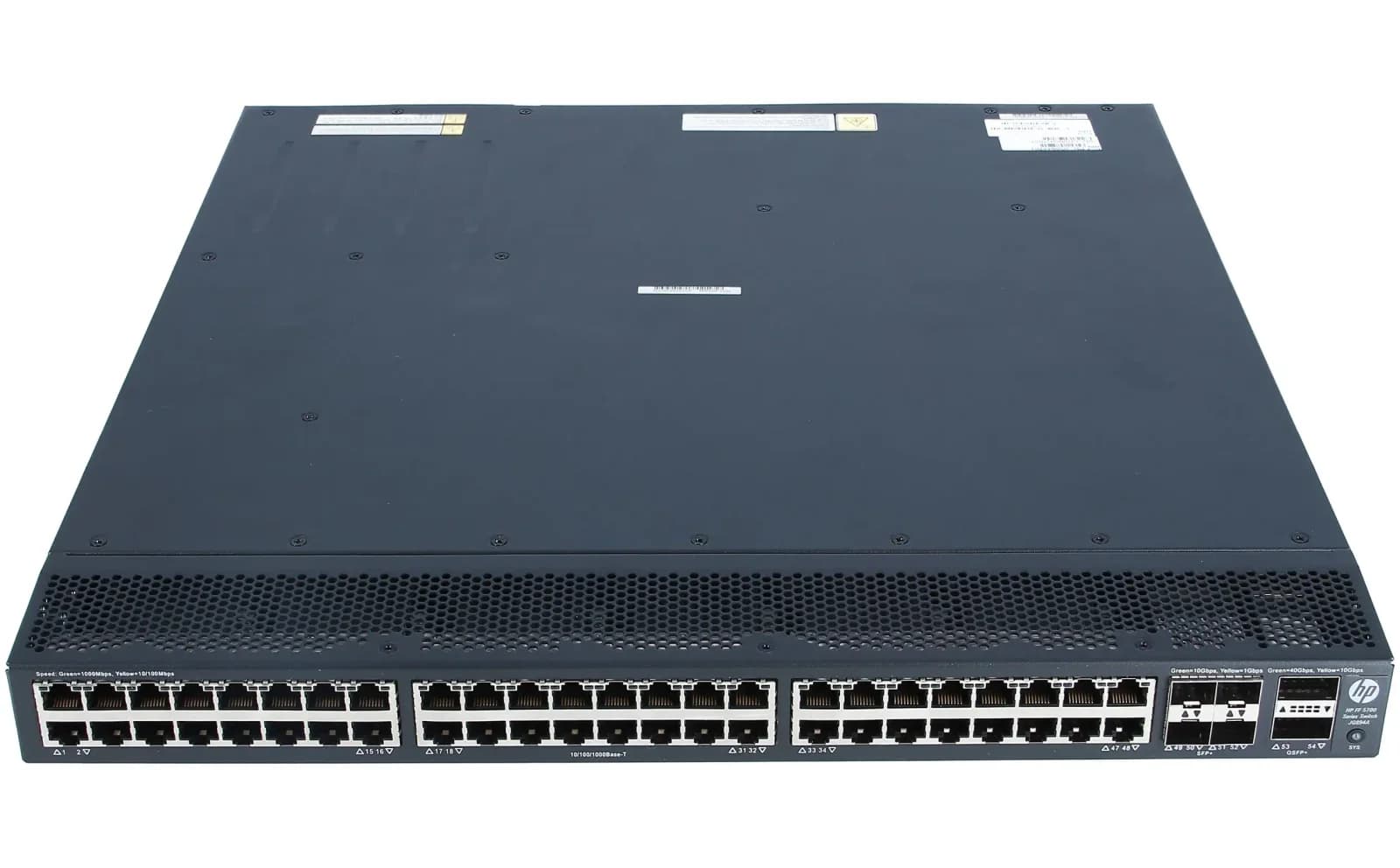 HPE FlexFabric 5700-48G-4XG-2QSFP+, Switch, 1.000 Mbps, 48-Port 1U, rack модуль (JG894A)