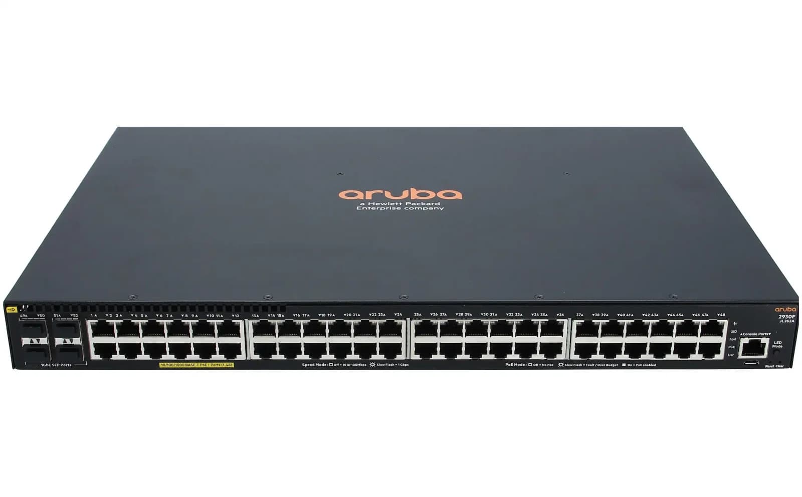HPE Aruba 2930F 48G PoE+ 4SFP, Switch, L3 (JL262AABB)
