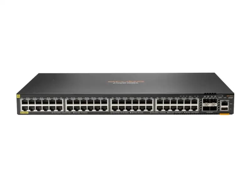 HPE Aruba 6300F, Switch, L3, managed, 48 x 10/100/1000 (PoE+) (JL665A)