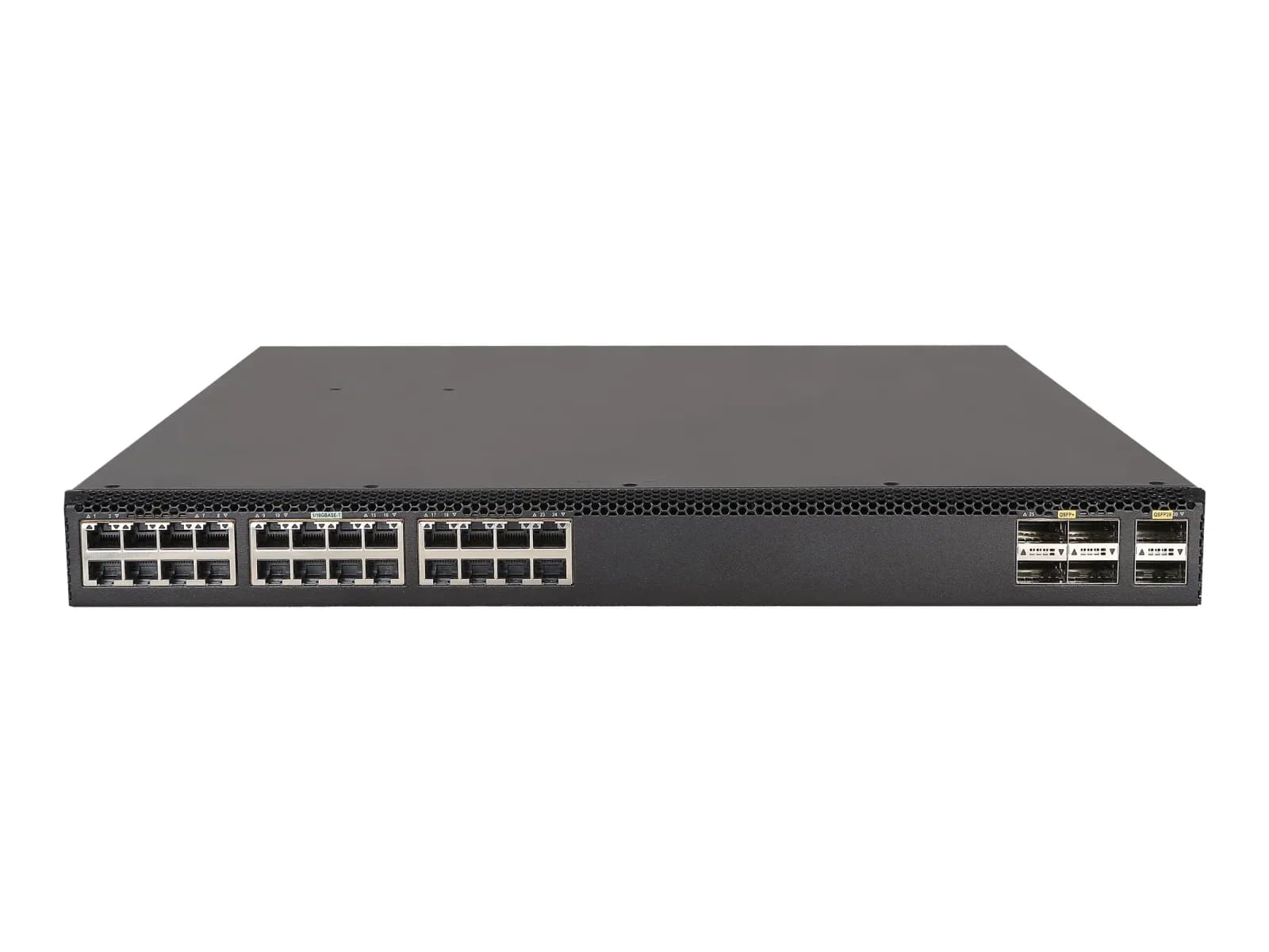 HPE FlexFabric 5710 24XGT 6QSFP+ or 2QSFP28, Switch, L3, Managed, 24 x 1 Gigabit / 10 Gigabit Ethernet + 6 x 40 Gigabit QSFP+, (JL689A)