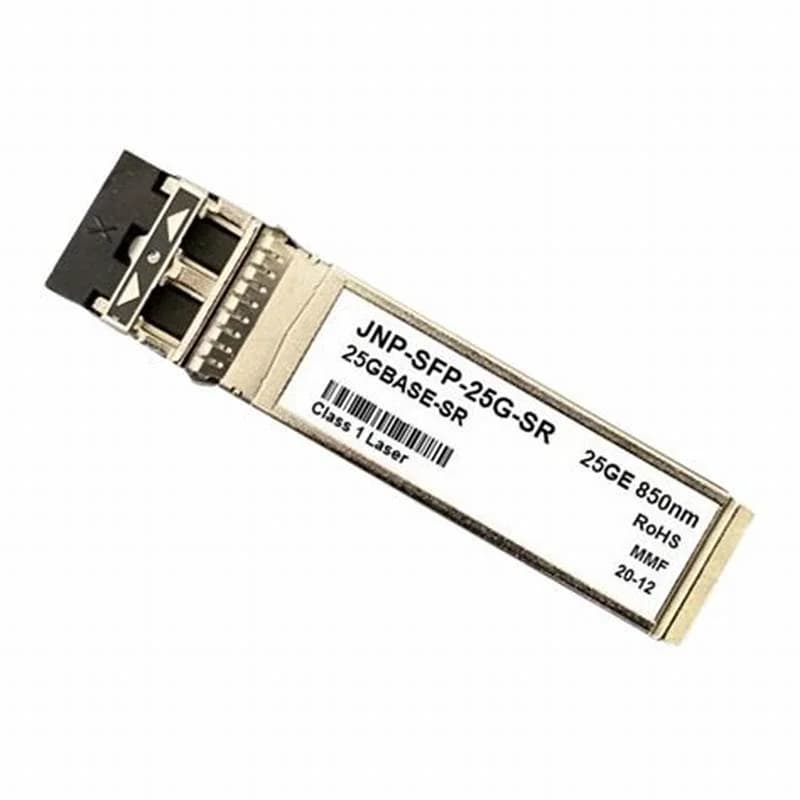 Juniper SFP28 transceiver module, 25GbE, 25GBase-SR, LC/PC multi-mode, up to 100 m, 840-860 nm (JNP-SFP-25G-SR)