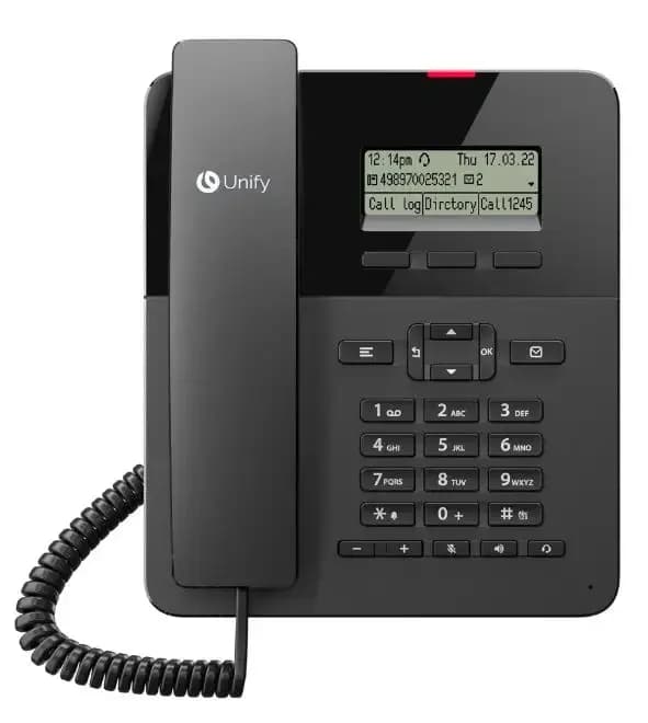 Unify OpenScape Desk Phone CP110, VoIP phone, SIP, SRTP, HFA (L30250-F600-C580)