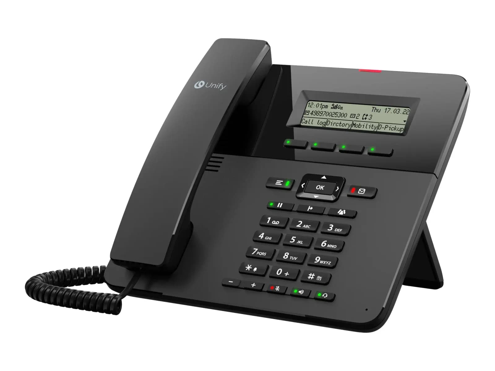 Unify OpenScape Desk Phone CP210, VoIP phone, SIP, CorNet IP, SRTP, HFA (L30250-F600-C581)