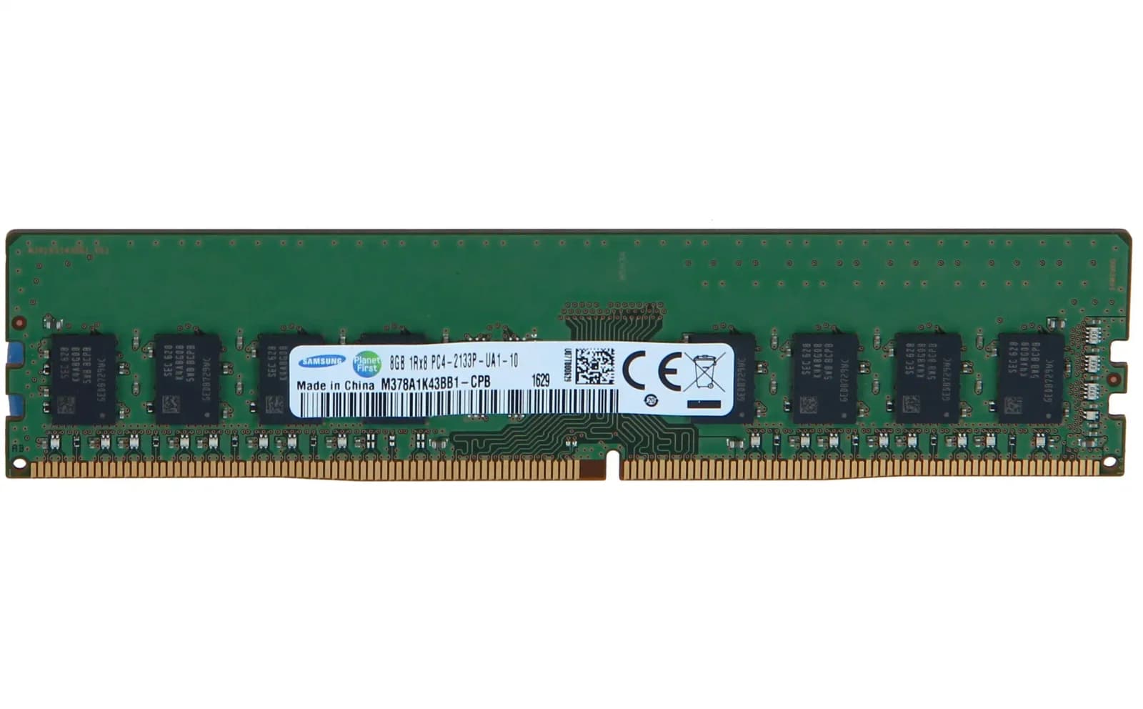 Samsung 8GB 1Rx8 DDR4 PC4-17000P-U DDR4-2133MHZ UDIMM NON ECC (M378A1K43BB1-CPB)