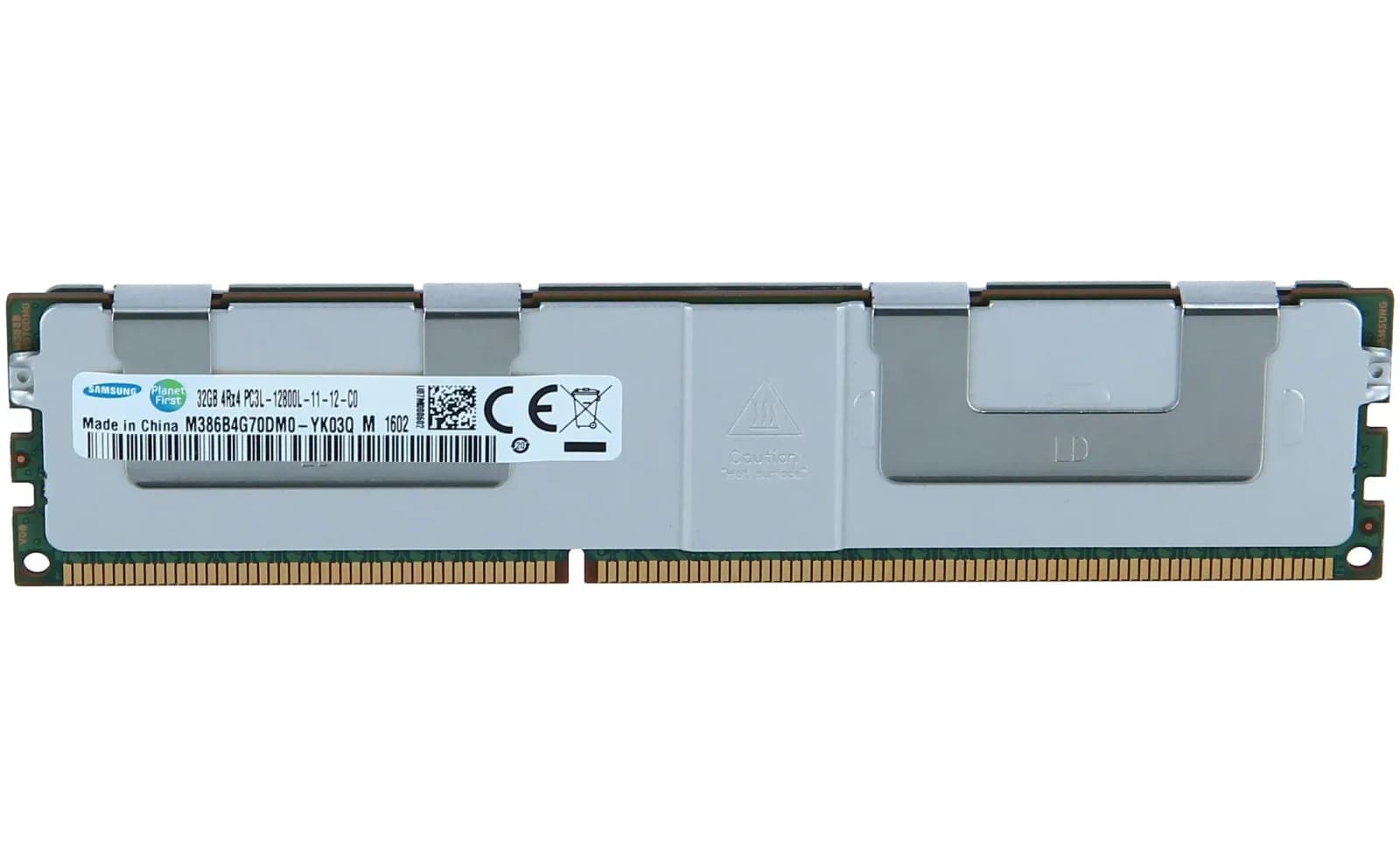 Samsung 32GB (1*32GB) 4RX4 PC3L-12800L DDR3-1600MHZ LRDIMM (M386B4G70DM0-YK04)