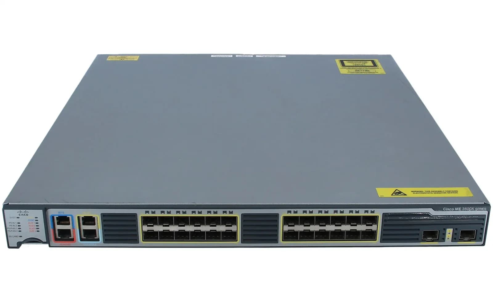 Cisco ME3600X Ethernet Access Switch 24 GE SFP + 2 10GE SFP+ (ME-3600X-24FS-M)