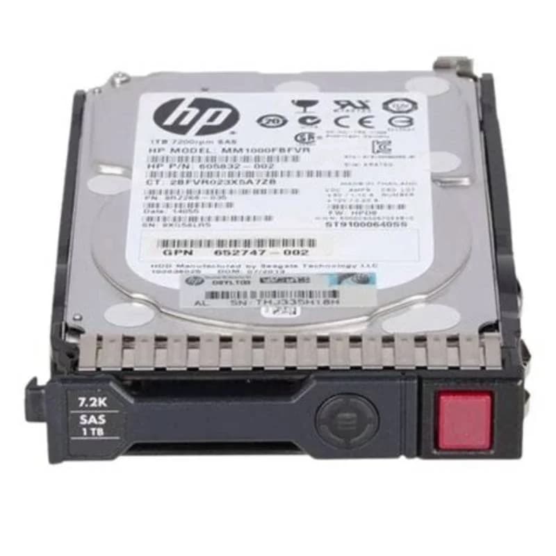 HPE 1000GB, HDD, 7200 rpm, SAS1 300 MB/s, 2.5" (MM1000JFJTH)