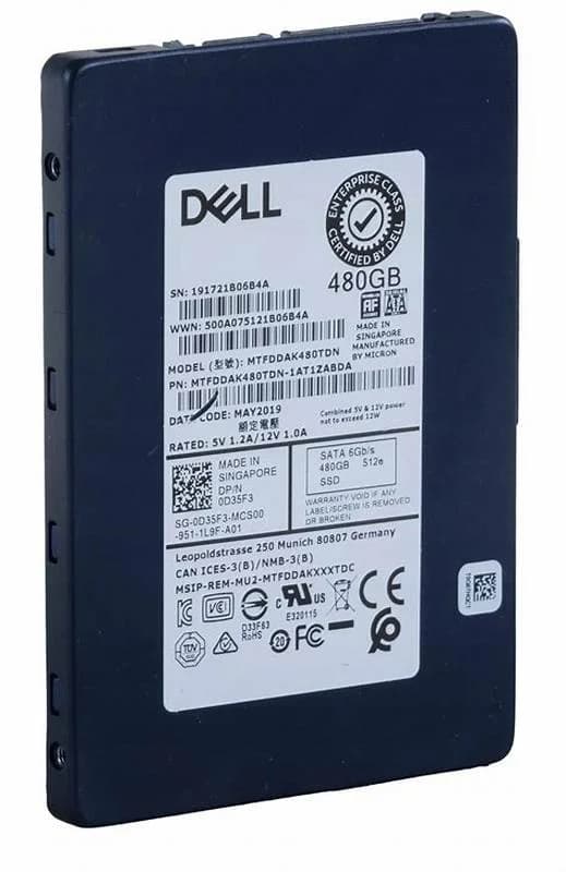 Micron 480GB SSD SFF SATA 6G MIX (MTFDDAK480TDN)
