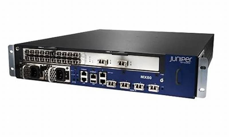 Juniper MX-series MX80, Router, an Rack montierbar (MX80-AC)