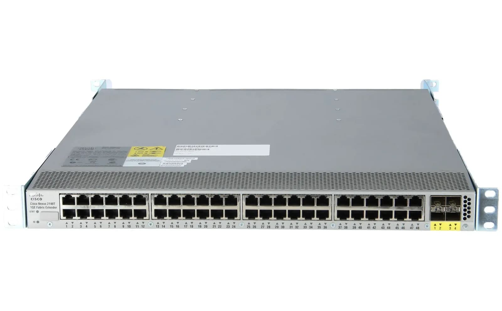 Cisco N2K 1GE FEX, 1PS, 1 Fan Module, 48x1G-BaseT+4x10GE(req SFP+) (N2K-C2148T-1GE)