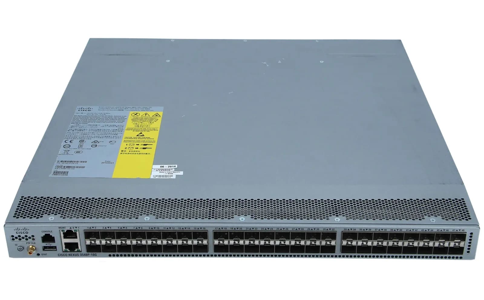 Cisco Nexus 3548, Switch, 1U, USB 2.0 rack модуль (N3K-C3548P-10G)