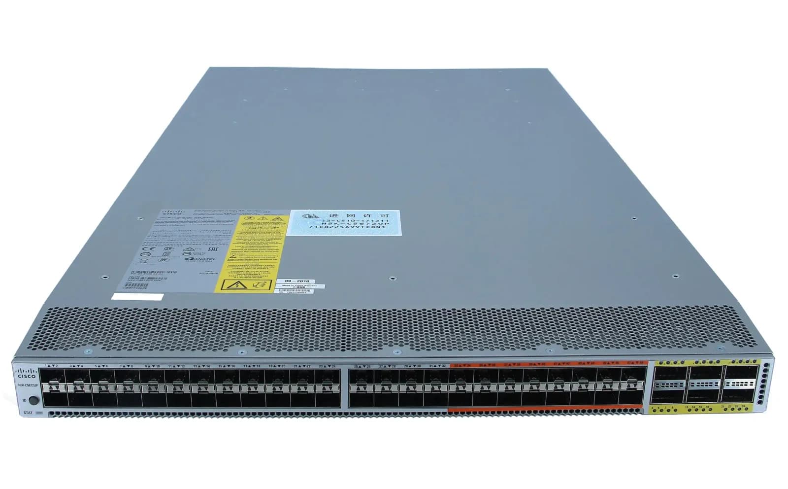 Cisco Nexus 5672UP 1RU, 32x10G SFP+, 16pxUP SFP+, 6x40G QSFP+ (N5K-C5672UP)
