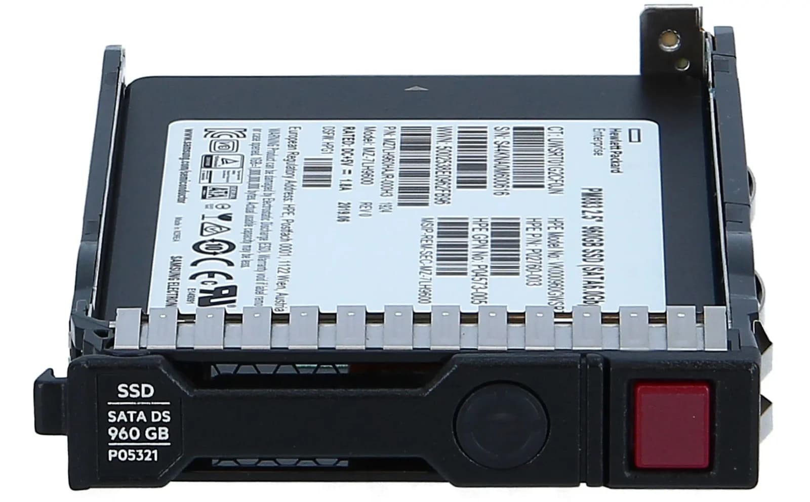 HPE HP Enterprise Read Intensive, 960 GB SSD, Hot-Swap, 2.5" SFF (6.4 cm SFF) (P04564-B21)