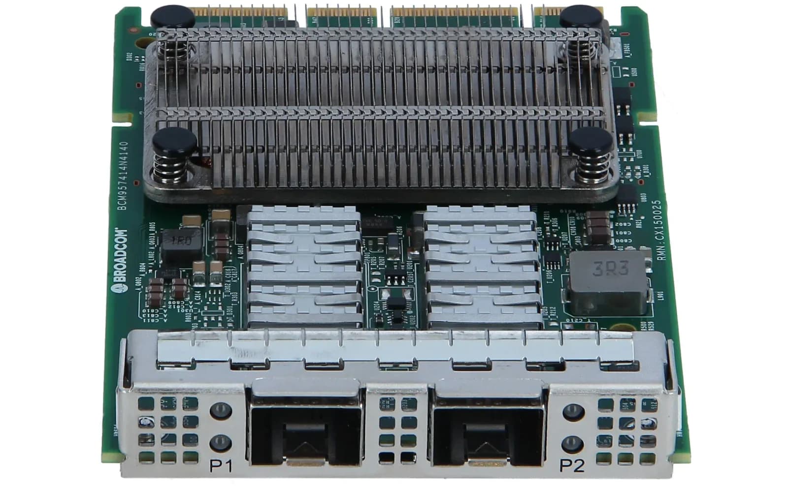 HPE Broadcom BCM57414, Network Адаптер, OCP 3.0 Gigabit Ethernet / 10Gb Ethernet / 25Gb Ethernet SFP28 x 2 (P10115-B21)