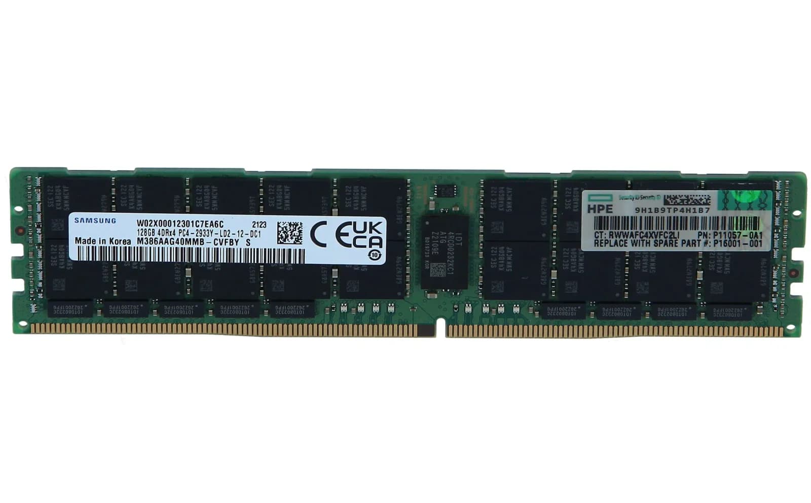 HPE SmartMemory, DDR4, Modul, 128 GB, LRDIMM 288-polig, 2933 MHz / PC4-23400 (P11040-B21)