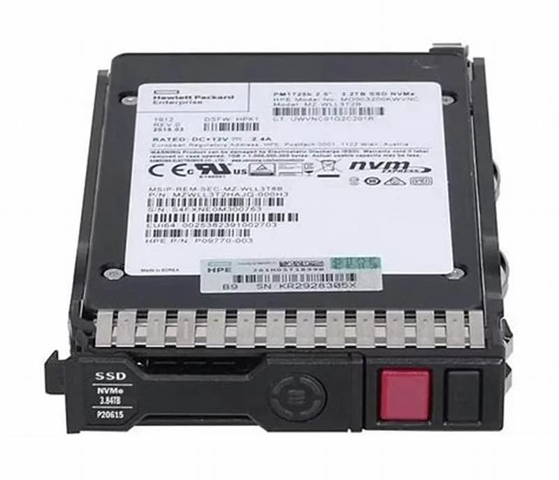 HPE Read Intensive, SSD, 3.84 TB, Hot-Swap, 2.5" SFF (6.4 cm SFF) (P19817-B21)