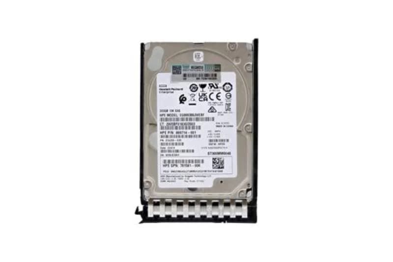 HPE 300GB SAS 12G Mission Critical 10K SFF BC Multi Vendor HDD (P40785-001)