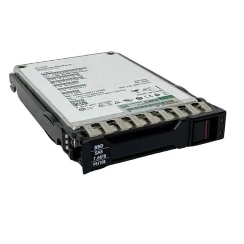HPE 7.68TB SAS 12G Read Intensive SFF BC Value SAS Multi Vendor SSD (P41534-001)