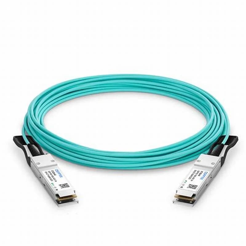 Cisco 100GBASE QSFP Active Optical Cable, QSFP28 (M) to QSFP28 (M), 5 m, fibre optic, active (QSFP-100G-AOC5M)