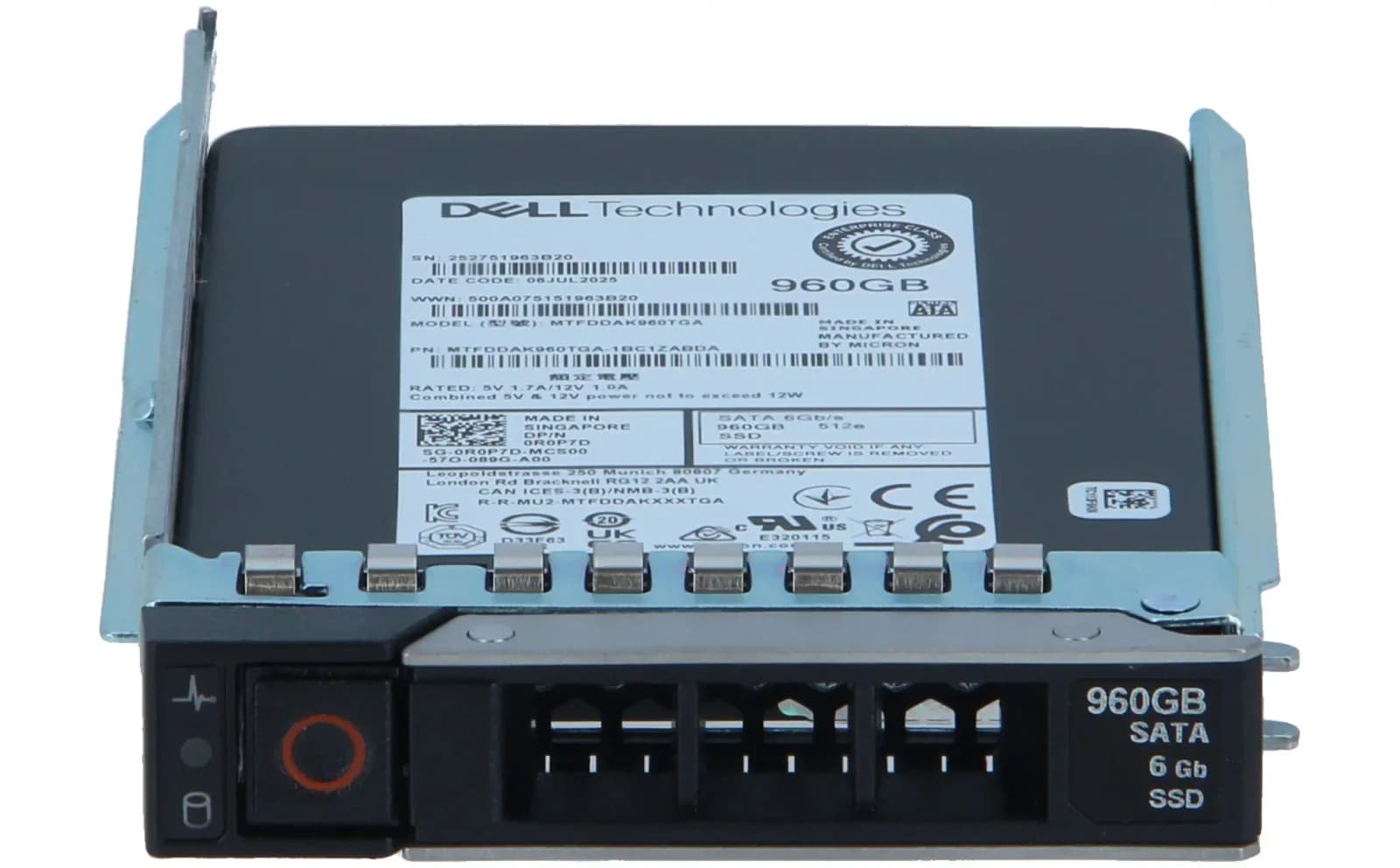 DELL 960GB SSD SFF SATA 6G RI (R0P7D)