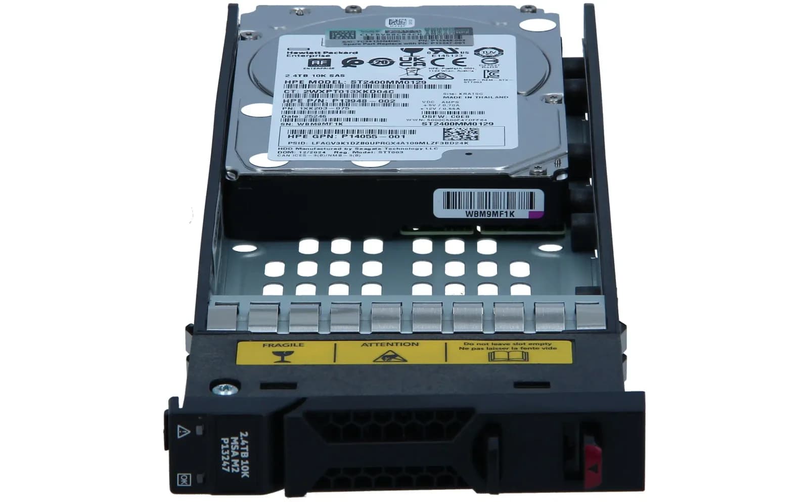 HPE MSA 2.4TB SAS 12G Enterprise 10K SFF (2.5in) M2 HDD (R0Q57A)