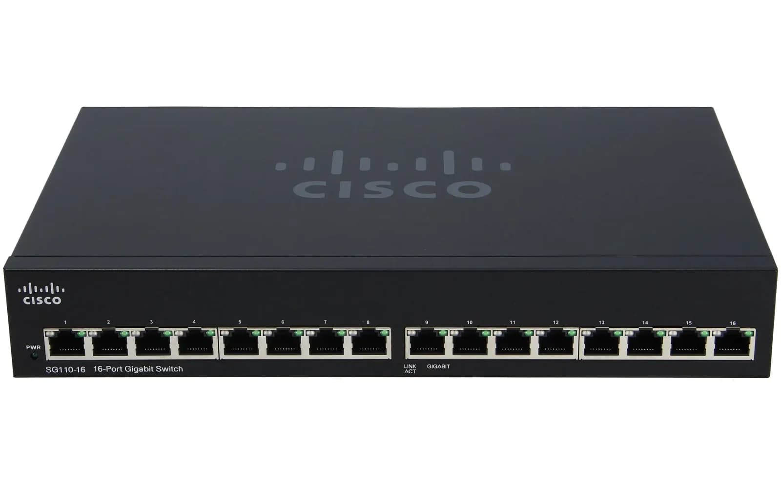 Cisco Small Business SG110-16, Switch, 1.000 Mbps, 16-Port 1U, rack модуль (SG110-16-EU)