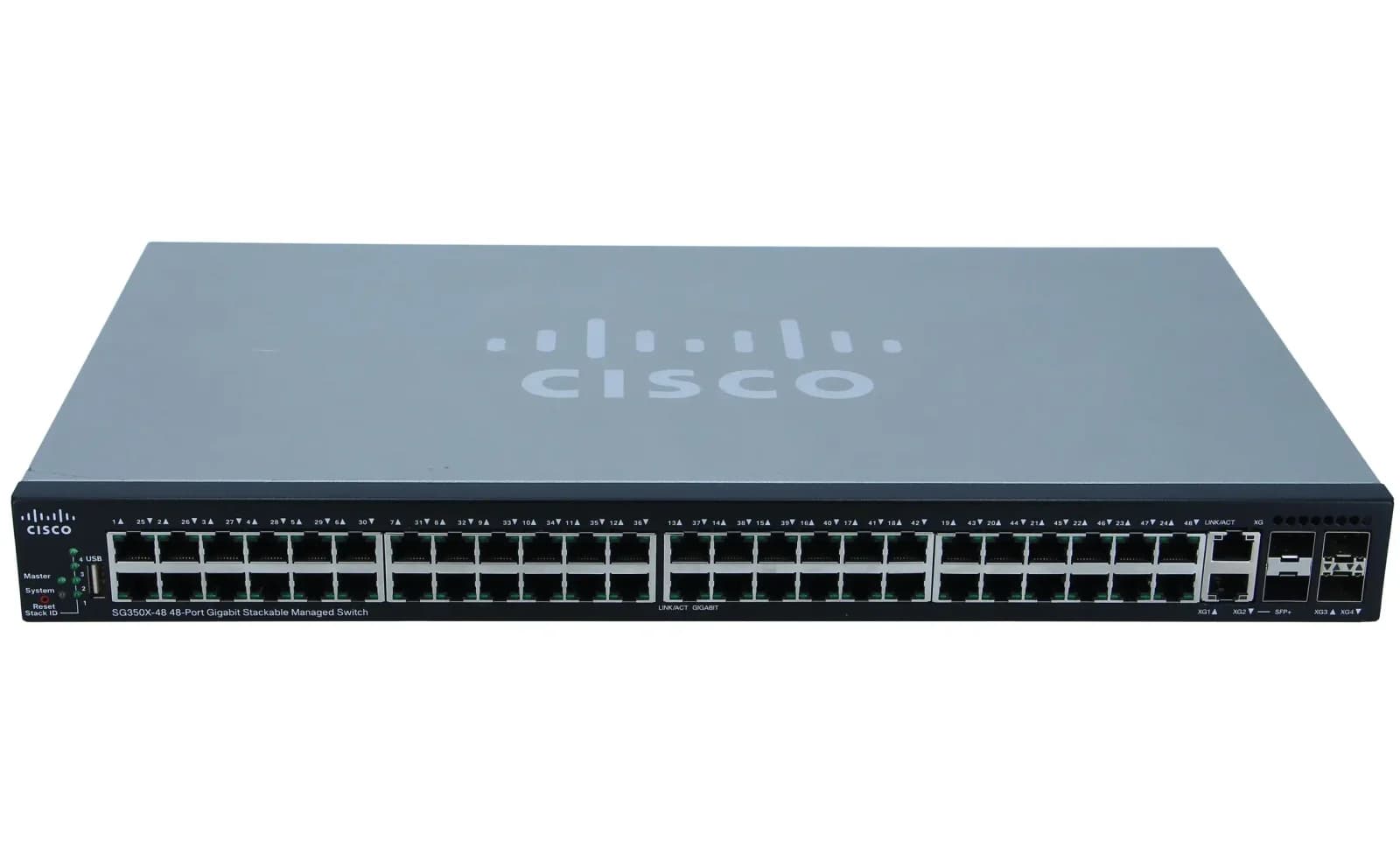 Cisco Small Business SG350X-48, Switch, 1.000 Mbps, 48-Port 1U, rack модуль (SG350X-48-K9-EU)