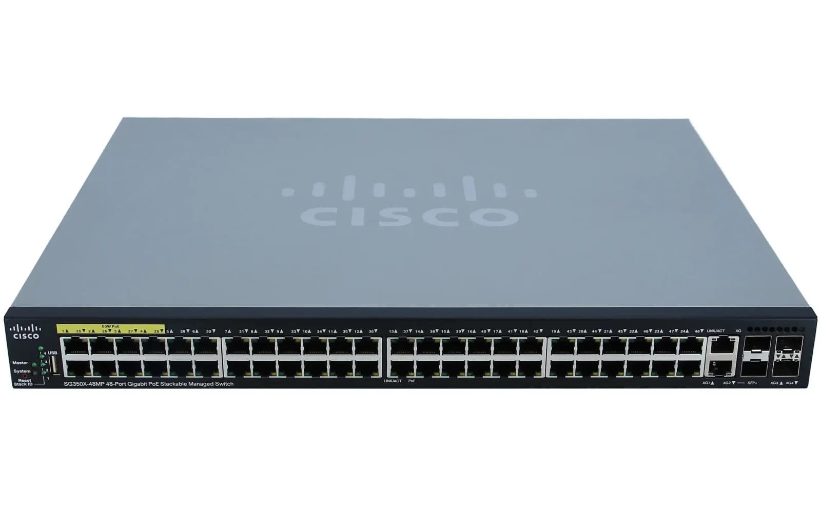 Cisco Small Business SG350X-48MP, Switch, 10.000 Mbps, 48-Port 1U, rack модуль (SG350X-48MP-K9-EU)