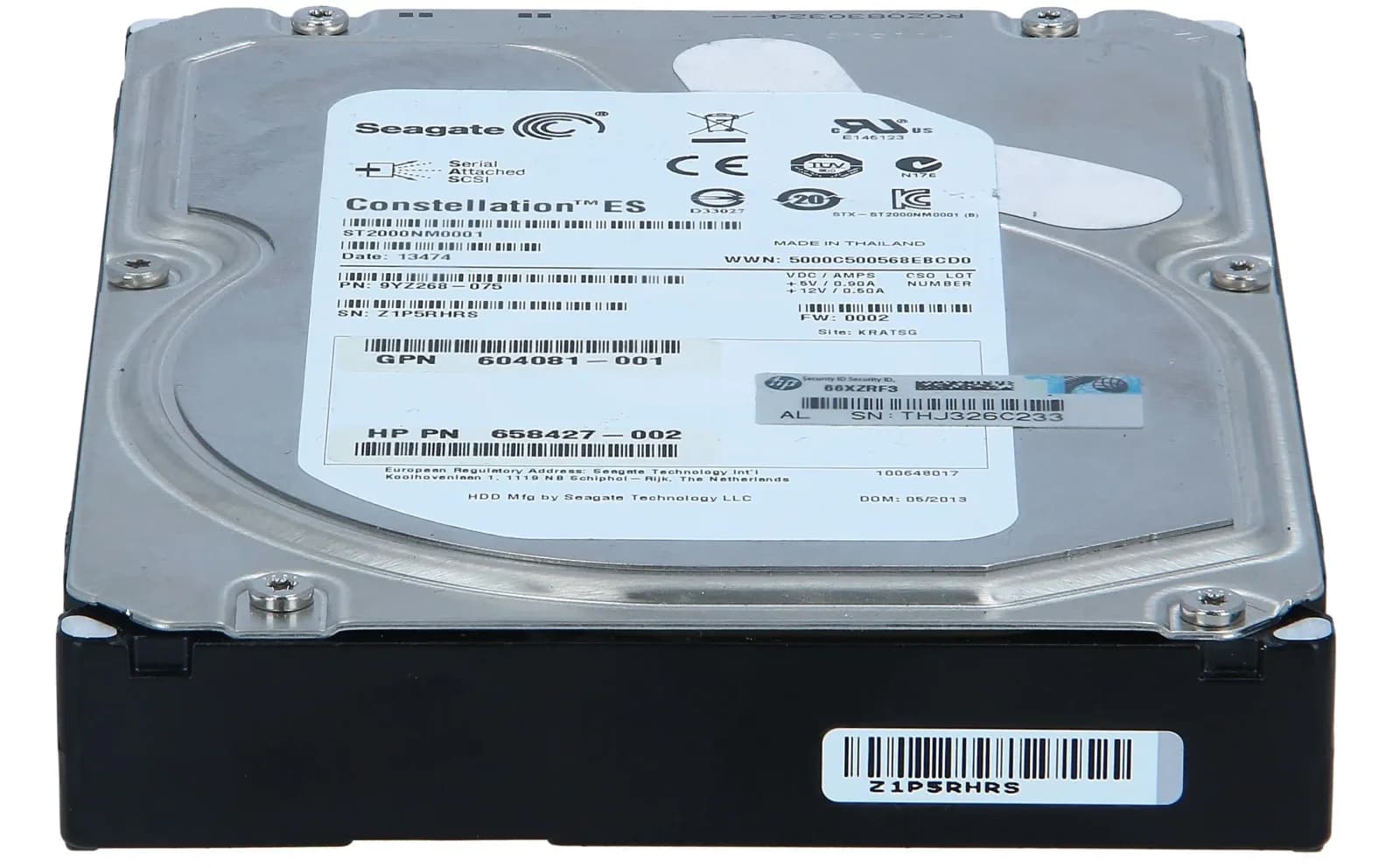 SEAGATE 2TB 7.2K 3.5IN SAS HDD (ST2000NM0001)