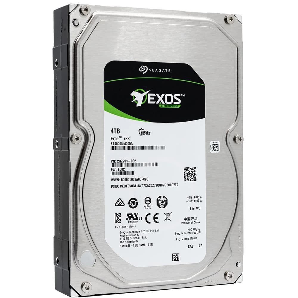 Seagate Exos 7E8 ST4000NM005A, Жёсткий диск, 4 TB, внутренний, 3.5" (8.9 cm) (ST4000NM005A)