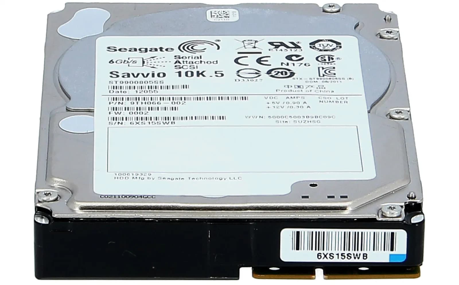 Seagate 900GB 10K 2.5 SAS 6G 64MB HDD (ST9900805SS)