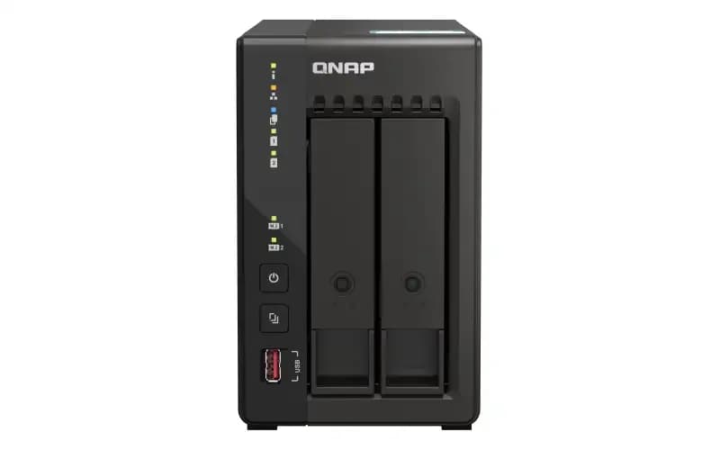 QNAP TS-253E-8G 2 bay Desktop Tower NAS, SATA, 10 Gbps (TS-253E-8G)