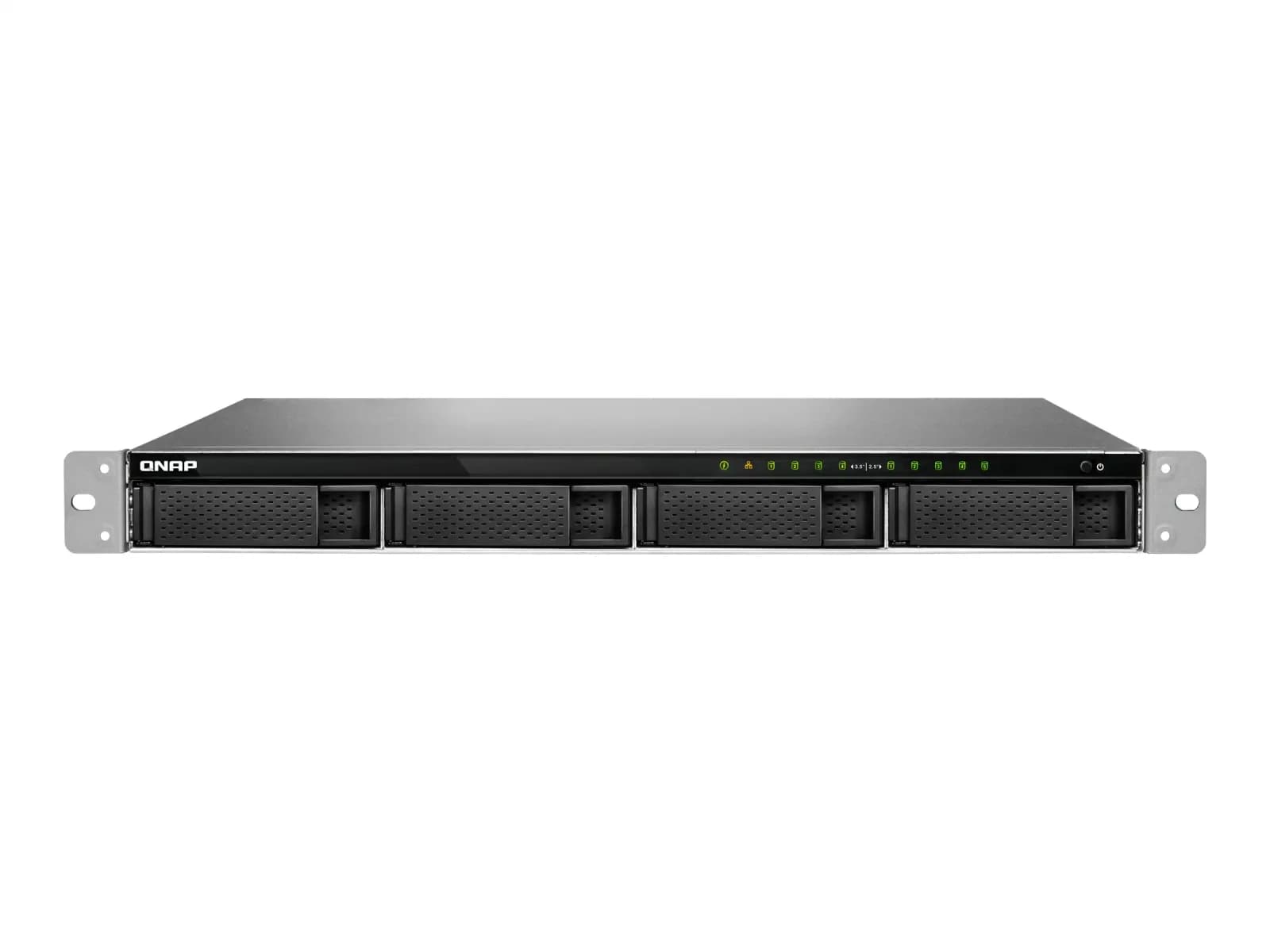 QNAP TS-983XU-RP, NAS server, 9 bays, rack-mountable, SATA 6Gb/s, RAID 0 1 5 6 10 50, JBOD, RAM 8 GB, Gigabit Ethernet / 10Gbps SFP+, iSCSI (TS-983XU-RP-E2124-8G)