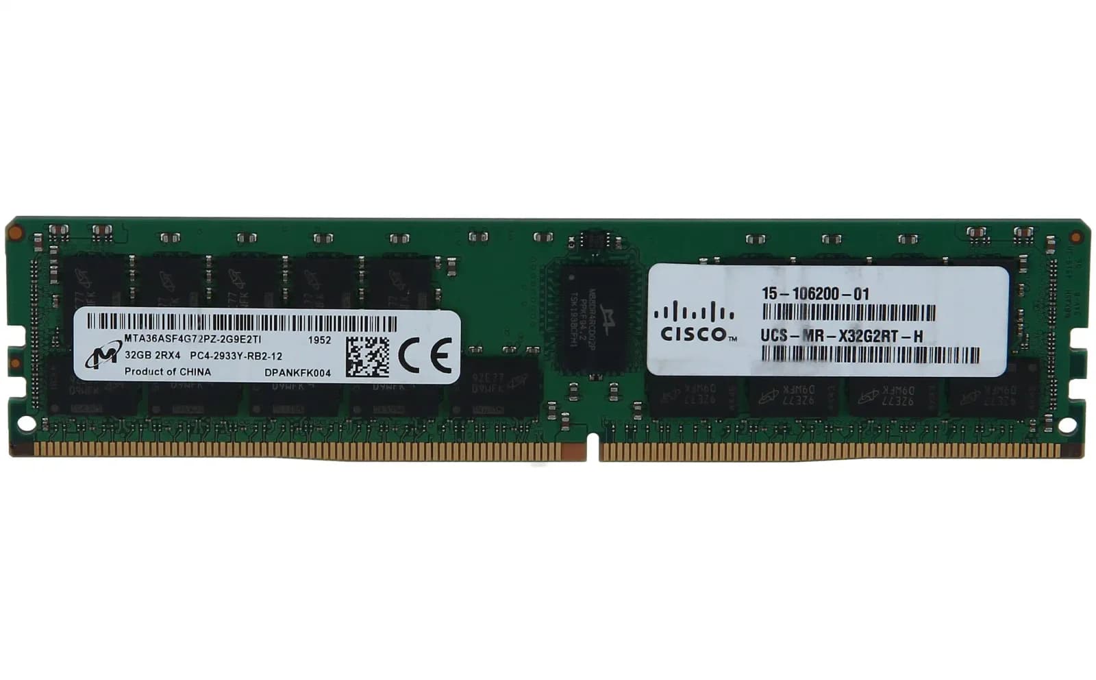 Samsung UCS, DDR4, 32 GB, DIMM 288-PIN, 2933 MHz / PC4-23400 (UCS-MR-X32G2RT-H)