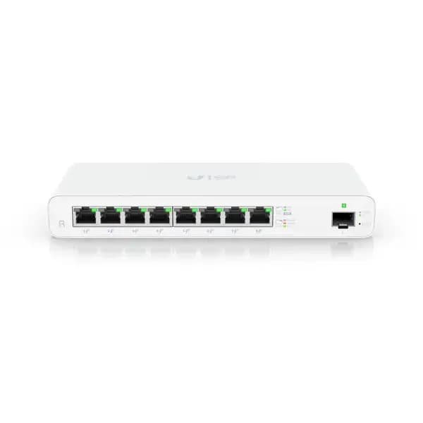 Ubiquiti Networks UISP Router, 8 x (8) GbE RJ45 ports with 27V passive PoE output, 1 x SFP port (UISP-R)