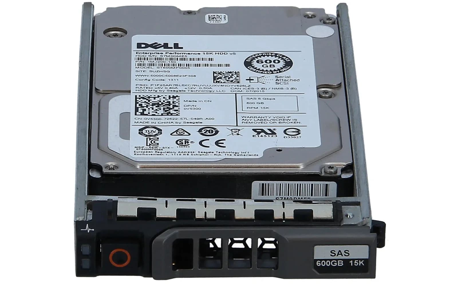 DELL 600GB 15K 6G 2.5INCH SAS HDD (V5300)