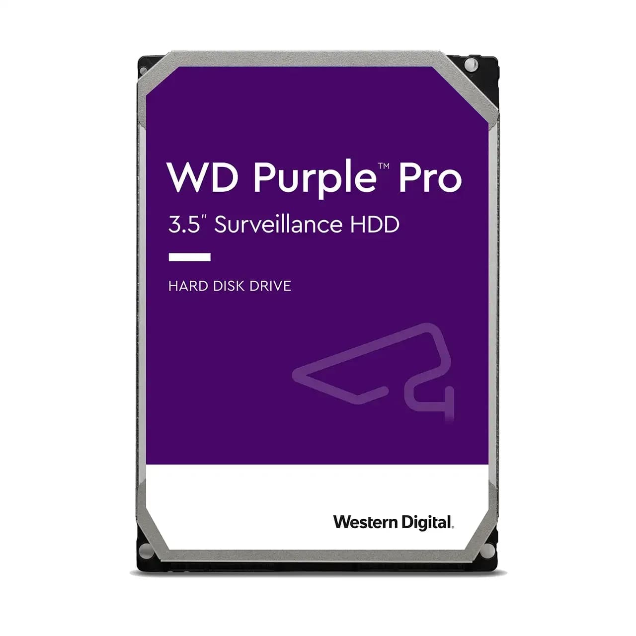 Western Digital Purple Pro, Hard drive, 14 TB, surveillance, smart video, internal, 3.5", SATA 6Gb/s, 7200 rpm, buffer: 512 MB (WD142PURP)