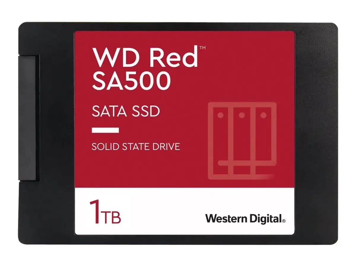 Western Digital Red SA500 WDS100T1R0A, SSD, 1 TB, internal, 2.5", SATA 6Gb/s (WDS100T1R0A)