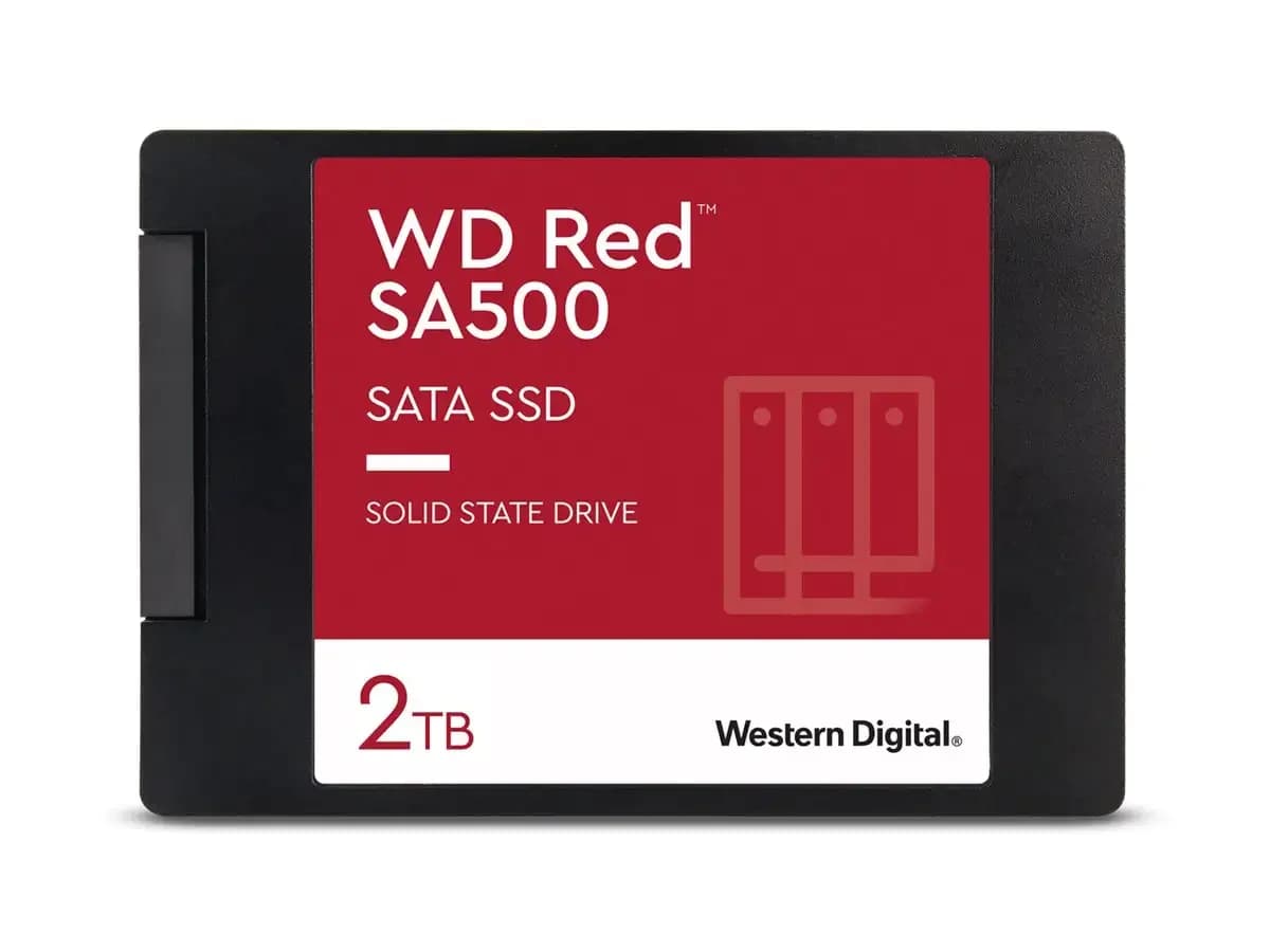 Western Digital Red SA500, SSD, 2 TB, internal, 2.5", SATA 6Gb/s (WDS200T2R0A)
