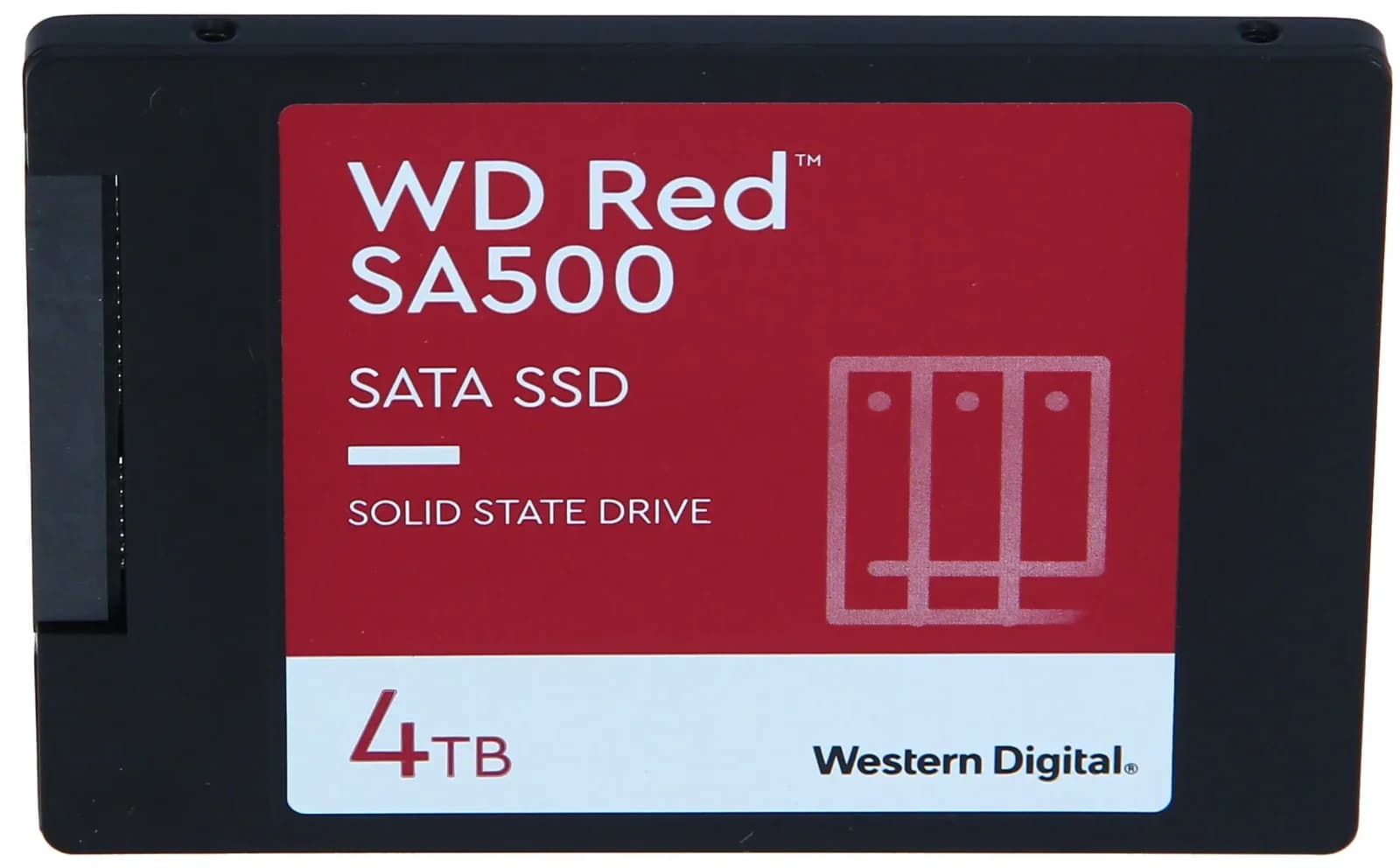 Western Digital Red SA500, SSD, 4 TB, internal, 2.5", SATA 6Gb/s (WDS400T2R0A)