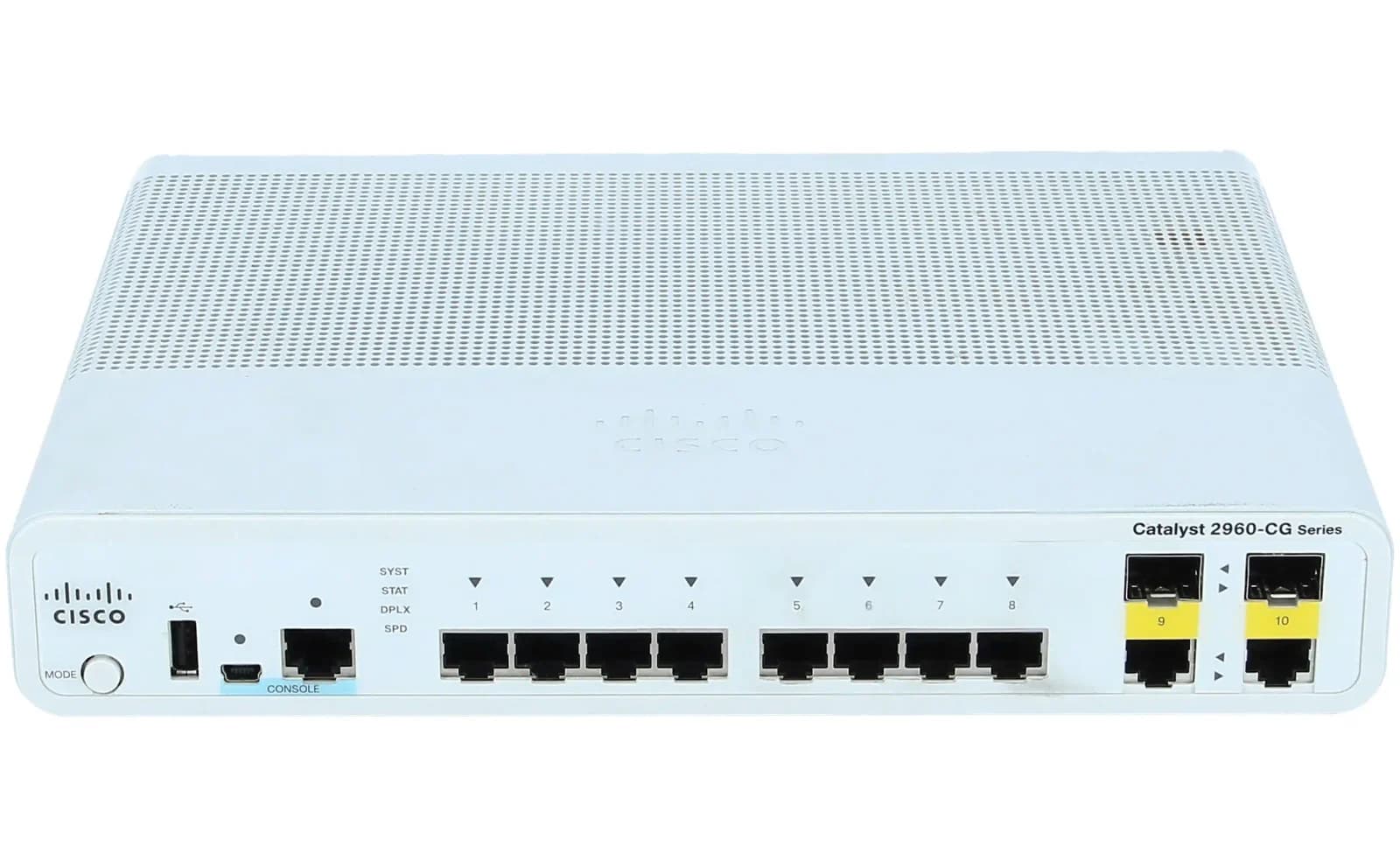 Cisco Catalyst 2960C Switch 8 GE, 2 x Dual Uplink, LAN Base (WS-C2960CG-8TC-L)