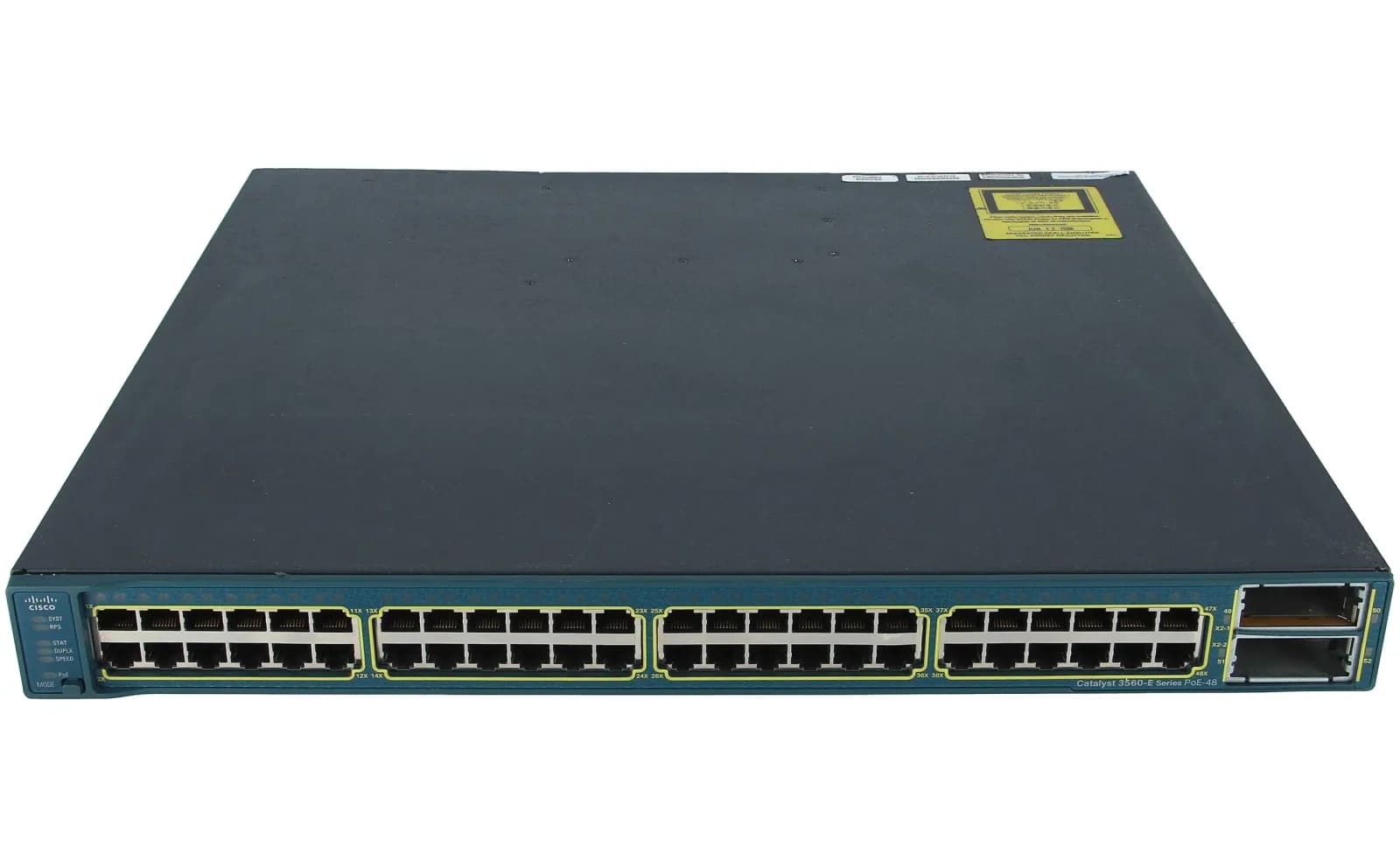 Cisco Catalyst 3560E 48 10/100/1000 PoE+2*10GE(X2),750W,IPB s/w (WS-C3560E-48PD-S)