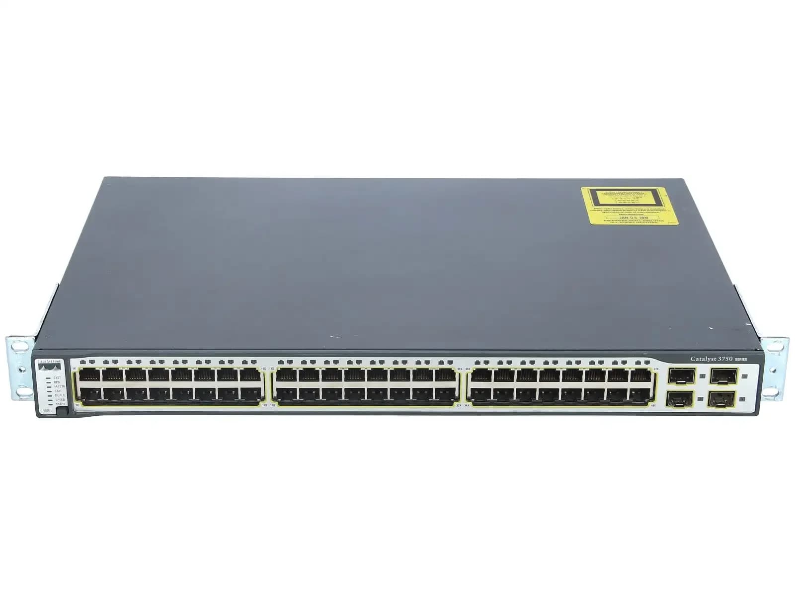 Cisco Catalyst 3750 48 10/100 + 4 SFP Standard Multilayer Image (WS-C3750-48TS-S)