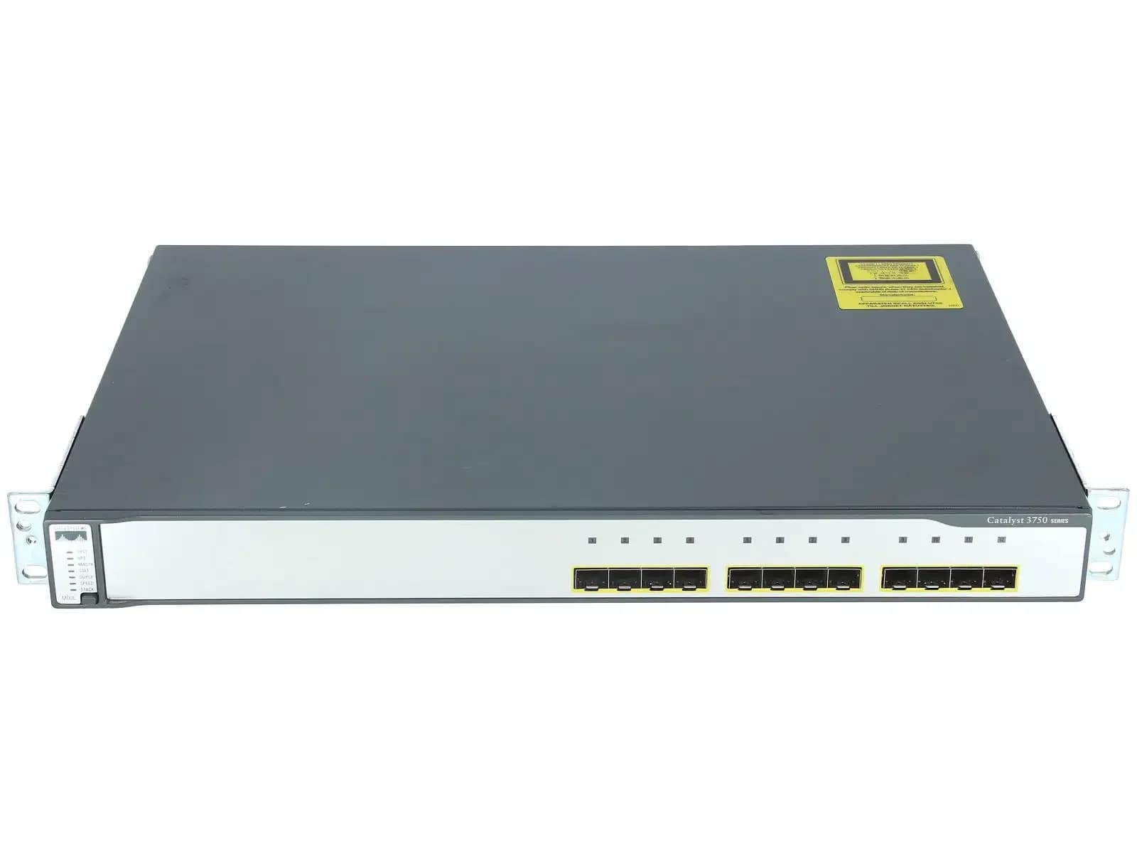 Cisco Catalyst 3750 12 SFP DC powered + IPB Image (WS-C3750G-12S-SD)