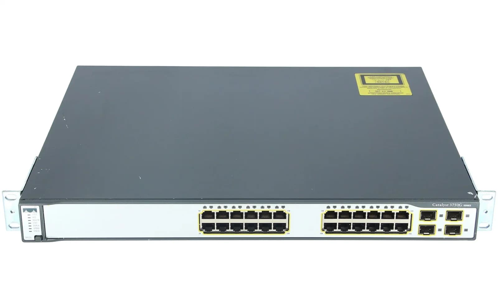 Cisco Catalyst 3750 24 10/100/1000 + 4 SFP Std Multilayer (WS-C3750G-24TS-S1U)