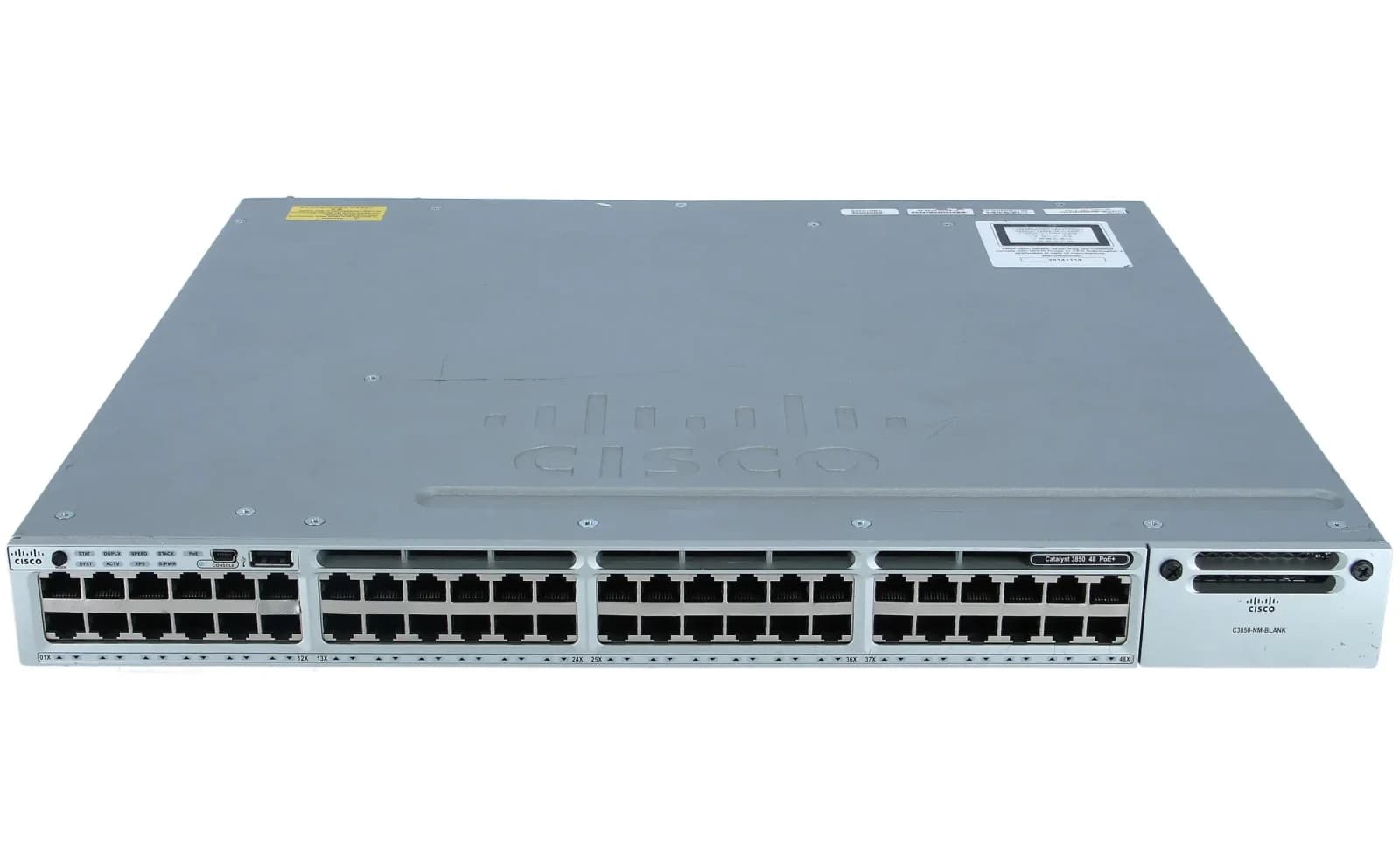 Cisco Catalyst 3850 48 Port PoE IP Base (WS-C3850-48P-S)