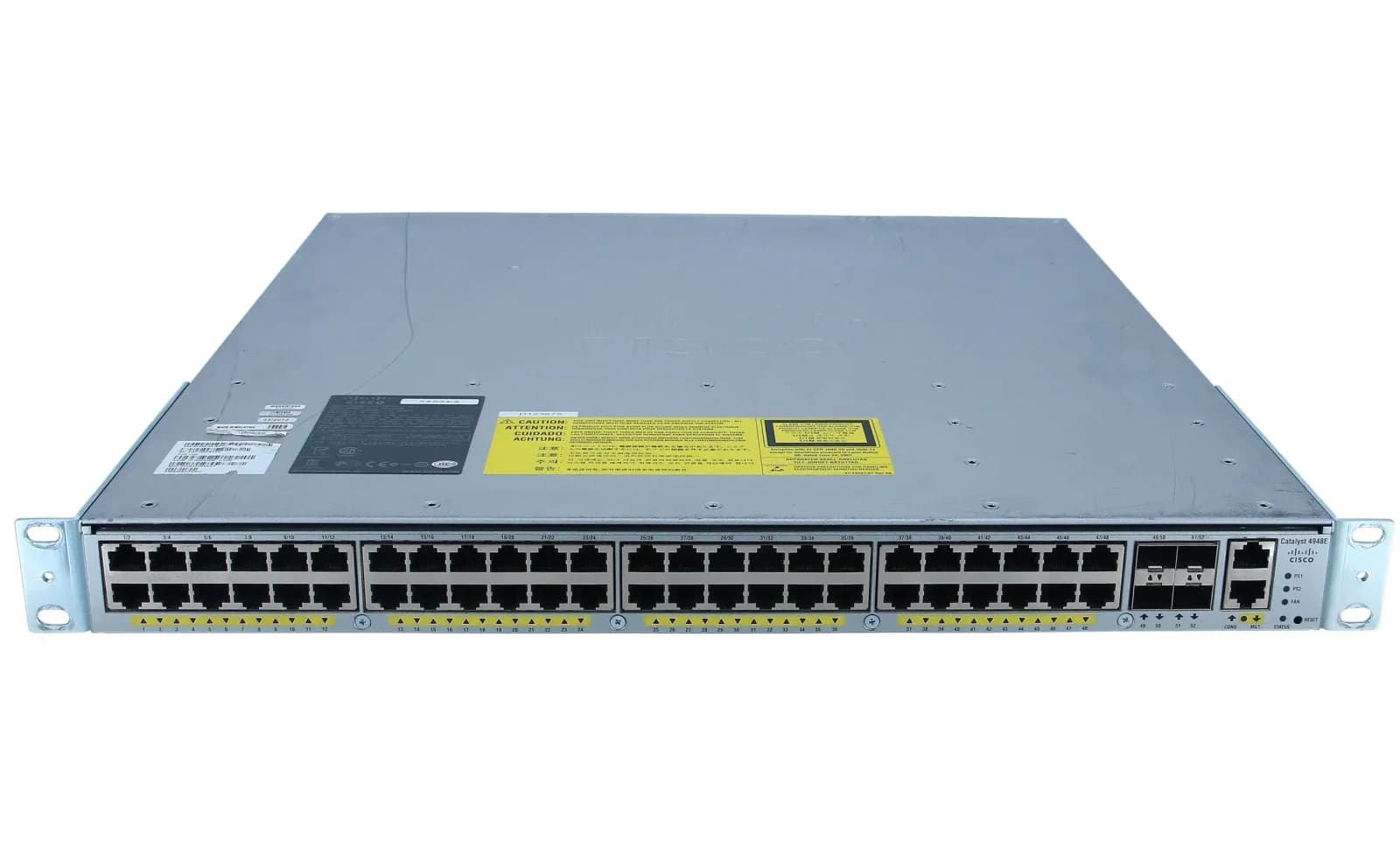 Cisco Catalyst 4948E, opt sw, 48-Port 10/100/1000+ 4 SFP+, no p/s (WS-C4948E)