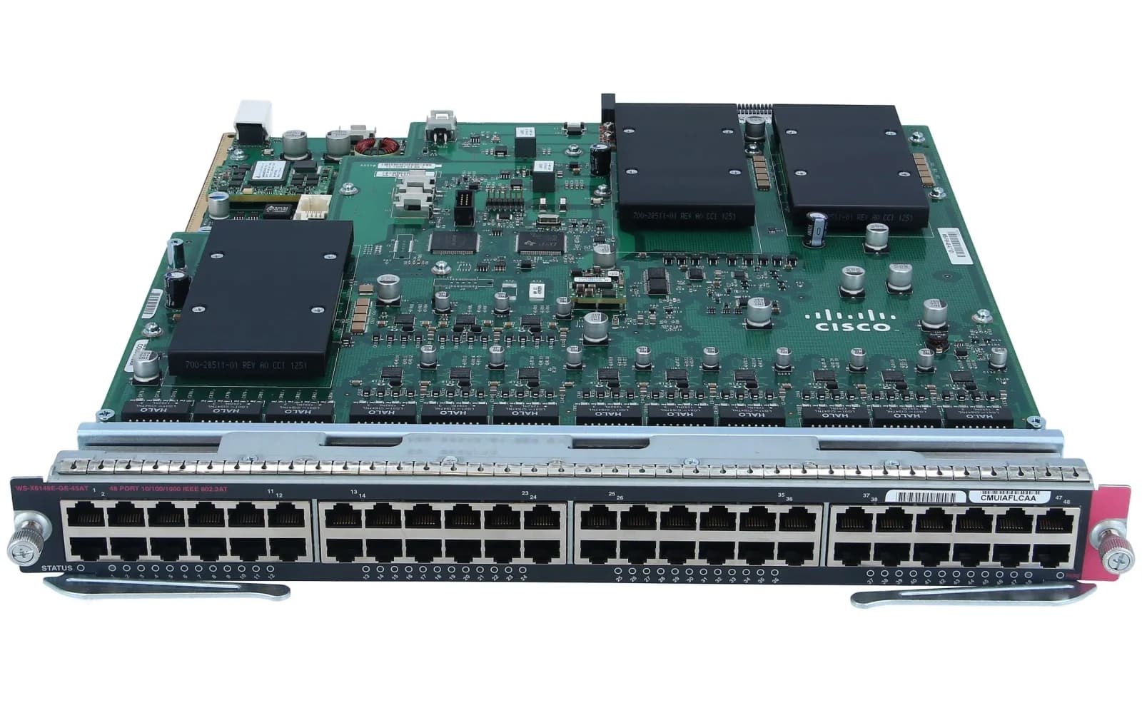 Cisco Cat6500 48-Port PoE+ ready 10/100/1000 w/Jumbo Frame (WS-X6148E-GE-45AT)