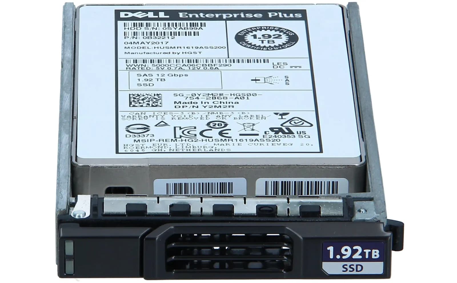 DELL Compellent SAS SSD 1,92TB SAS 12G RI SFF (Y2M2R)